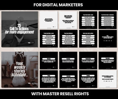 30 Days Of Digital Marketing Carousel Bundles.