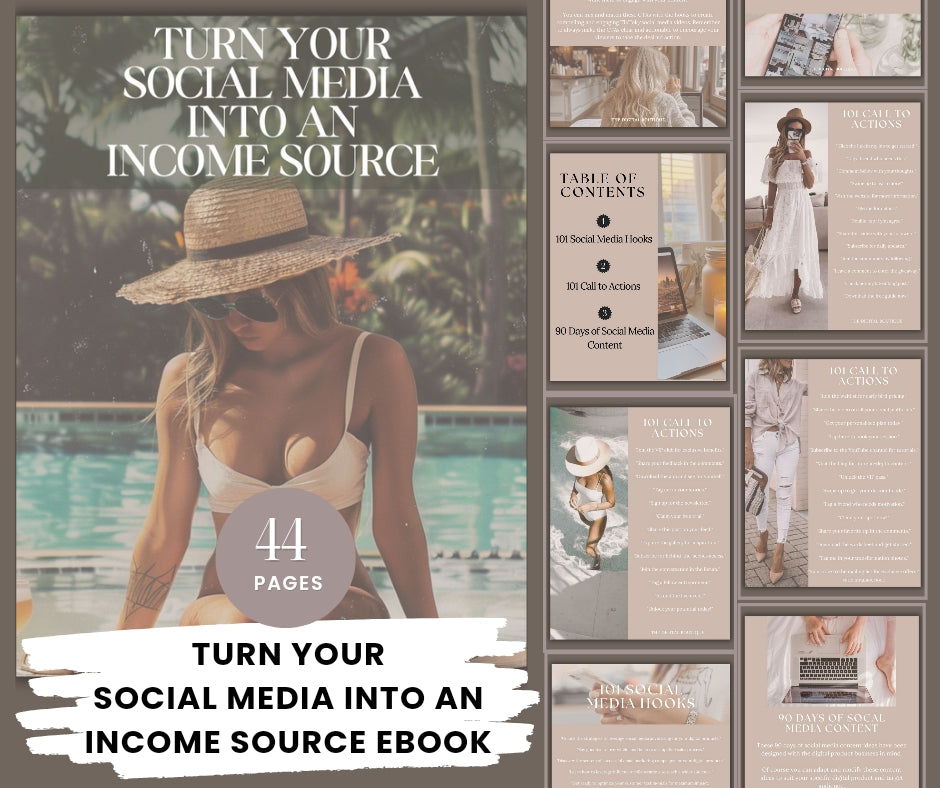 Turn Your Social Media into an Income Source.