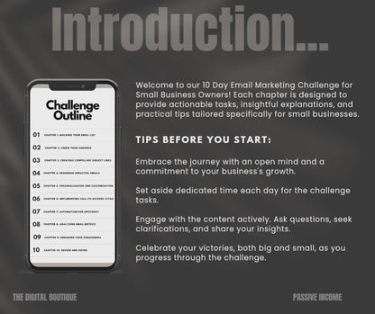 10 Day Email Marketing Challenge! Your Guide to getting started.