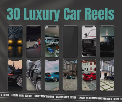 Luxury Mens Edition Vol 1 | Instagram Reels, Hooks, Captions & Reel Covers I MRR